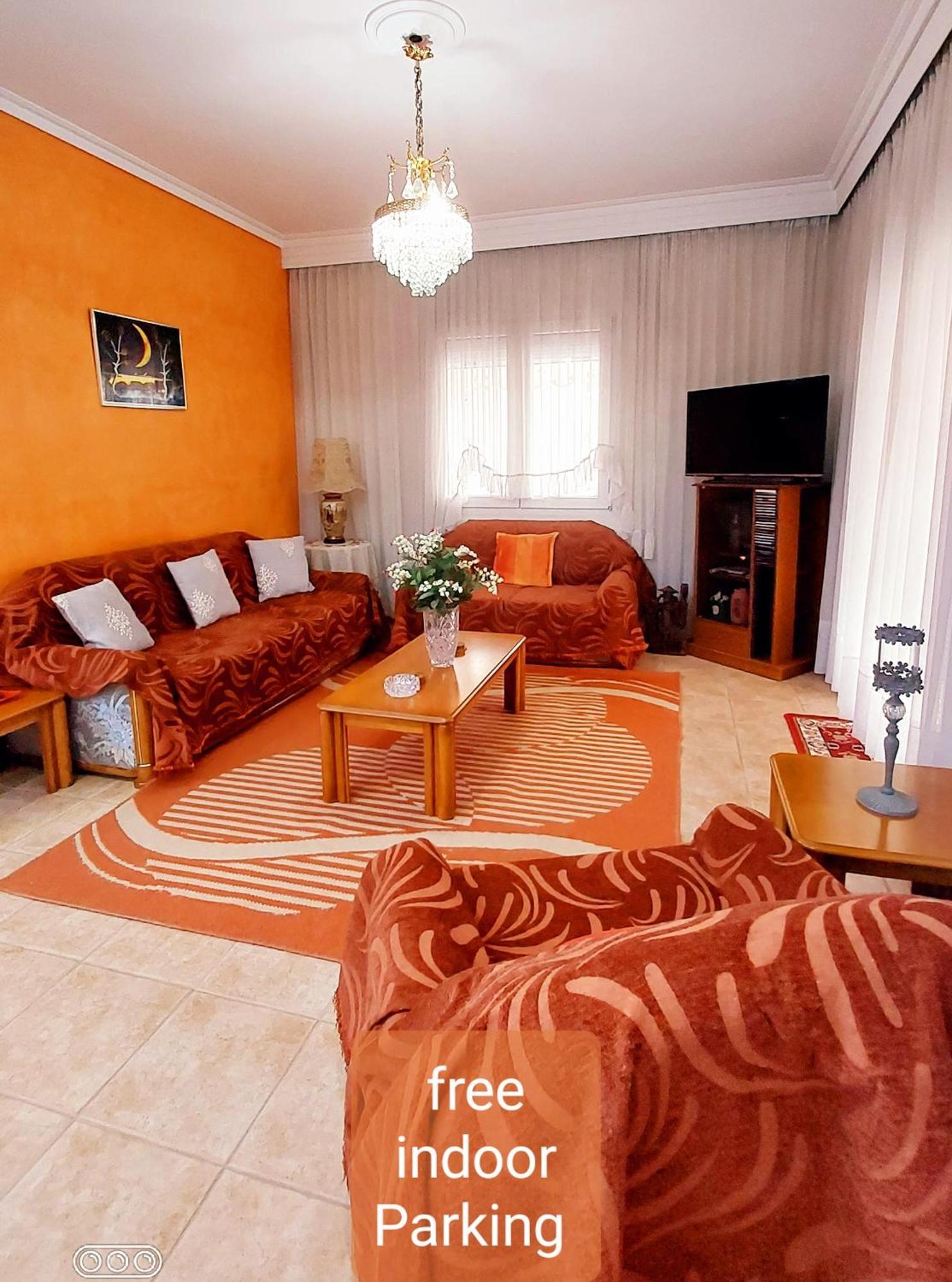 "Home Sweet Home" 3 Bedrooms Big House 110M Free Indoor Parking! テッサロニキ エクステリア 写真